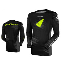 UFO 2026/09 ФУТБОЛКА JERSEY SITRAX CROSS КОЛІР ЧОРНИЙ / ЖОВТИЙ FLUO РОЗМІР XL - КОЛЕКЦІЯ 2026/2027