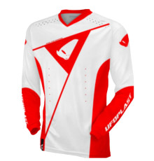UFO 2026/09 ФУТБОЛКА JERSEY THAIMFOR CROSS КОЛІР БІЛИЙ / ЧЕРВОНИЙ РОЗМІР XXL - КОЛЕКЦІЯ 2026/2027