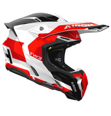 AIROH ШОЛОМ CROSS / ENDURO / ATV / QUAD TWIST 3 FANCY RED GLOSS КОЛІР ЧОРНИЙ/БІЛИЙ/ЧЕРВОНИЙ РОЗМІР L
