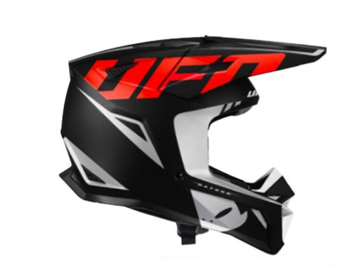 UFO 2026/09 ШОЛОМ RAYSON OFFROAD КОЛІР ЧОРНИЙ / ЧЕРВОНИЙ / БІЛИЙ РОЗМІР XS - КОЛЕКЦІЯ 2026/2027
