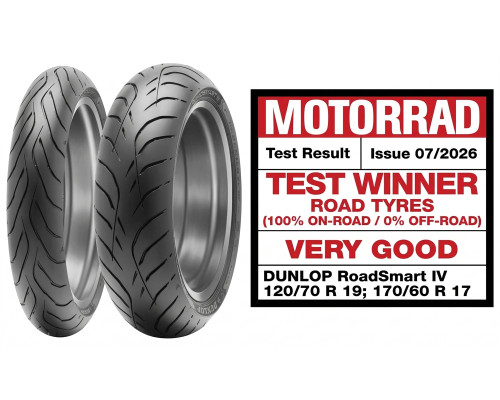 DUNLOP ШИНА 140/70R18 SPORTMAX ROADSMART IV 67V TL ЗАДНІ DOT 19-49/2023