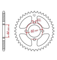 Jt задня зірочка 832 52 yamaha dt 50r 97-98 (83252jt) (ланцюг 420) - можна заміна на 4461 52 (jtr1832.52)