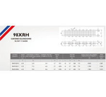 Ланцюг грм 98xrh2020 122 ланки