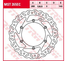 Передній гальмівний диск trw lucas ktm sx / exc / xc 250 94-23, exc / sx / xc 350 10-, exc / sx 400 94-07, exc / sx / xc 03-, lc4 620 sc / sxc 02-06 (всі моделі)