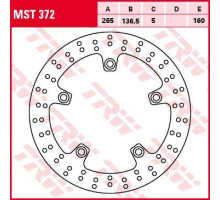 Trw lucas задній гальмівний диск bmw f 650 / 700 / 800 gs / r / s / gt 08-, r 1200 gs / adv / hp2 / r-nine t / rt / r 05-13, k 1200 r / s 05-09, k 1300 r / s 09-15
