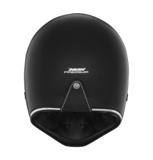 Цілісний шолом nox premium (повнолицьовий) sevenЗАДНІii суцільний матовий чорний розмір s
