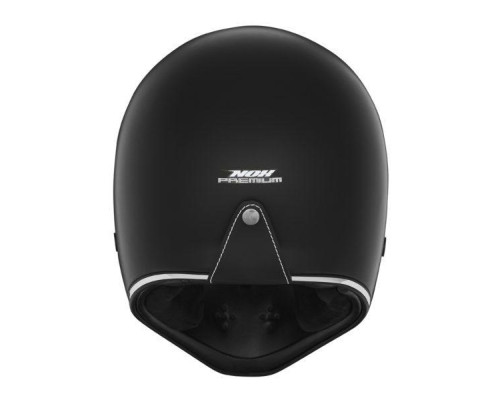 Цілісний шолом nox premium (повнолицьовий) sevenЗАДНІii суцільний матовий чорний розмір s